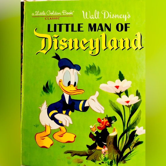 Little Man of Disneyland by Random House Disney Golden Book New Unopened Cover - Picture 1 of 4